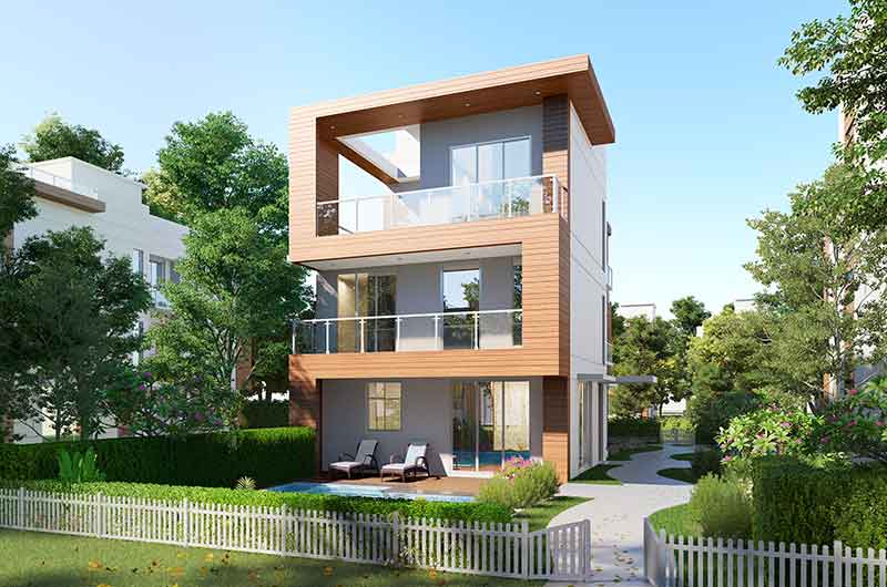 Four Side Open Villas